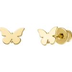 Silberne Elegante Schmetterling Ohrringe mit Schmetterlingsmotiv aus Silber zum Muttertag 