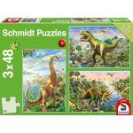 Schmidt Spiele Dinosaurier Puzzles mit Dinosauriermotiv 