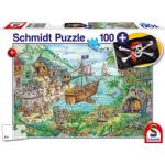 100 Teile Schmidt Spiele Piraten & Piratenschiff Puzzles 