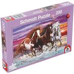 Reduzierte 200 Teile Schmidt Spiele Kinderpuzzles mit Pferdemotiv für 7 - 9 Jahre 