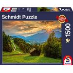 Reduzierte 1500 Teile Schmidt Spiele Puzzles mit Sonnenuntergang-Motiv für ab 12 Jahren 