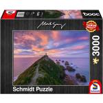 3000 Teile Schmidt Spiele Puzzles mit Leuchtturm-Motiv 