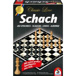 Schmidt Spiele Classic Line, Schach, mit extra großen Spielfiguren