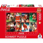 1000 Teile Schmidt Spiele Coca Cola Puzzles mit Weihnachts-Motiv für ab 12 Jahren 