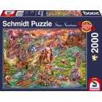 1500 Teile Schmidt Spiele Drachen Puzzles 