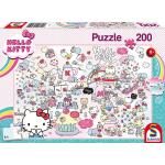 200 Teile Hello Kitty Kinderpuzzles für 7 - 9 Jahre 