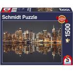 Schmidt Spiele Puzzle New York Skyline bei Nacht 1500 Teile