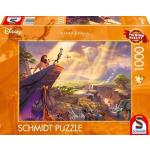 Schmidt Spiele Thomas Kinkade Studios: Disney Dreams Collection - König der Löwen, Puzzle 1000 Teile