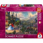 Schmidt Spiele Thomas Kinkade Studios: Sleeping Beauty Dancing in the Enchanted Light, Puzzle Disney Dreams Collections