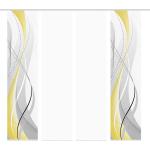 Gelbe Abstrakt Schiebegardinen & Schiebevorhänge aus Textil 