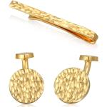 Goldene Elegante Kuzzoi Runde Krawattennadeln & Krawattenspangen aus Silber handgemacht für Herren 