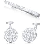 Silberne Elegante Kuzzoi Runde Krawattennadeln & Krawattenspangen aus Silber handgemacht für Herren 
