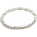 Silberne Perlenketten aus Silber mit Echte Perle für Damen 