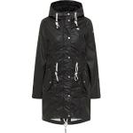 Reduzierte Schwarze Wasserdichte Schmuddelwedda Regenjacken mit Reißverschluss aus Fleece für Damen Größe M 