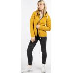 Reduzierte Gelbe Schmuddelwedda Zip Hoodies & Sweatjacken mit Reißverschluss aus Fleece mit Kapuze für Damen Größe XS 