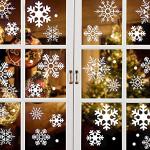Weiße Fensterbilder Weihnachten 6-teilig 