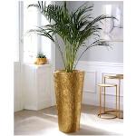 Goldene 40 cm Runde Bodenvasen & Vasen für Pampasgras aus Aluminium 