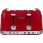 Rote Retro Toaster mit 2 Scheiben 