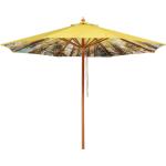 Bunte Schneider Schirme Malaga Runde Sonnenschirme aus Holz 