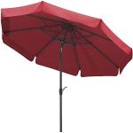 Reduzierte Rote Schneider Schirme Orlando Runde Alu-Sonnenschirm imprägniert aus Polyester 