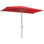 Rote Schneider Schirme Rechteckige Balkonschirme aus Polyester 