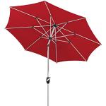 Reduzierte Rote Schneider Schirme Venedig Runde Alu-Sonnenschirm imprägniert aus Aluminium 