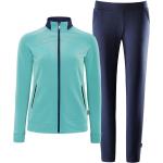 schneider sportswear Damen Sport-Freizeit-Trainingsanzug DEENAW Anzug grün blau, Größe:44/S