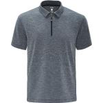 Graue Kurzärmelige Schneider Sportswear Kurzarm-Poloshirts aus Polyamid für Herren Übergrößen 