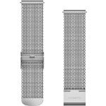 Silberne Garmin Uhrenarmbänder mit Milanaise-Armband 
