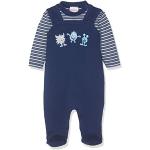 Marineblaue Schnizler Strampler mit Shirt mit Knopf für Babys Größe 62 