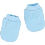 Blaue Schnizler Kratzfäustlinge für Kinder & Kratzhandschuhe für Kinder aus Baumwolle maschinenwaschbar für Babys 