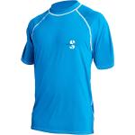 Blaue Kurzärmelige Scubapro T-Shirts enganliegend für Herren Größe S für den für den Sommer 