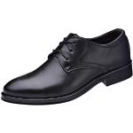 Schwarze Business Outdoor Schuhe mit Schnürsenkel aus Leder wasserdicht für Herren Größe 39 für den für den Sommer 