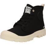 Reduzierte Schwarze Palladium Runde Low Sneaker mit Schnürsenkel aus Textil für Damen Größe 43 mit Absatzhöhe bis 3cm 