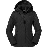 Schwarze Wasserdichte Atmungsaktive Schöffel Partinello 3-in-1 Jacken mit Reißverschluss für Damen Größe L 