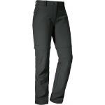 Graue Wasserdichte Schöffel Ascona Zip Off Hosen mit Reißverschluss aus Nylon für Damen Größe S für den für den Sommer 