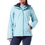 Blaue Wasserdichte Schöffel Partinello 3-in-1 Jacken mit Reißverschluss aus Fleece für Damen Größe XL für den für den Winter 