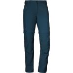 Blaue Wasserdichte Zip Off Hosen mit Reißverschluss aus Polyamid für Damen Größe M 