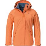 Reduzierte Orange Wasserdichte Schöffel Partinello 3-in-1 Jacken aus Fleece für Damen Größe 3 XL 