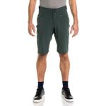 Grüne Schöffel Stretch-Shorts mit Reißverschluss für Herren 