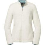 Weiße Schöffel Teddyjacken & Teddy-Fleecejacken mit Reißverschluss aus Fleece für Damen Größe M für den für den Herbst 