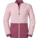 Reduzierte Pinke Sportliche Schöffel Stavanger Herbstjacken mit Reißverschluss aus Fleece für Damen Größe L 