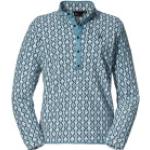 Blaue Streetwear Schöffel Stehkragen Damensweatshirts aus Fleece Größe L für den für den Herbst 