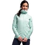 Hellblaue Atmungsaktive Schöffel Damenhoodies & Damenkapuzenpullover mit Reißverschluss aus Fleece mit Kapuze Größe M 