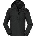 Reduzierte Schwarze Wasserdichte Schöffel Partinello 3-in-1 Jacken aus Fleece für Herren Größe 4 XL 