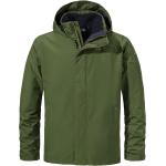 Reduzierte Grüne Wasserdichte Schöffel Partinello 3-in-1 Jacken aus Fleece für Herren Größe M 