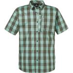 Mintgrüne Kurzärmelige Schöffel Shirts mit Tasche für Herren Übergrößen für den für den Sommer 