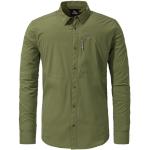 Grüne Schöffel Shirts mit Tasche mit Reißverschluss für Herren Übergrößen 
