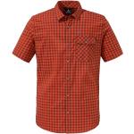 Reduzierte Rote Karo Schöffel Outdoor-Hemden aus Polyamid für Herren Größe XL 