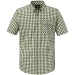 Olivgrüne Karo Schöffel Outdoor-Hemden aus Polyamid für Herren Größe 3 XL 